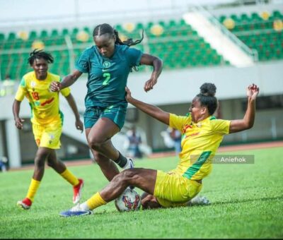 WAFCON26Q: Super Falcons of Nigeria Beat Amazons of Benin 2-0 in Lome